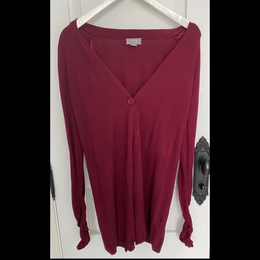 Jana Maroon Cardigan